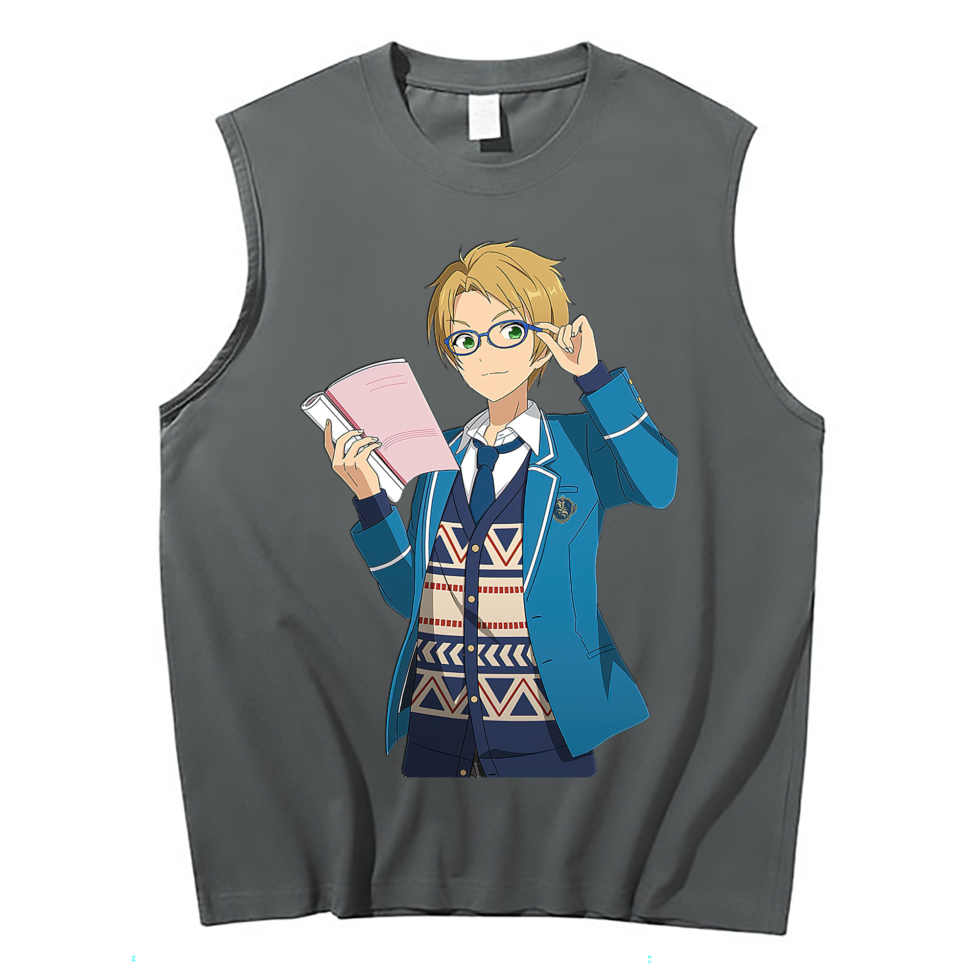 （画像用） あんさんぶるスターズ! Ensemble Stars コットン100％タンクトップ（フロントプリント）